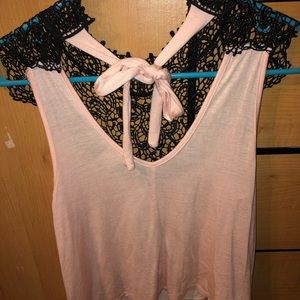 Light Pink/Black Dress Shirt